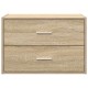 Sonata Dulap cu 2 sertare Stejar Sonoma 60x31x40 cm Lemn prelucrat