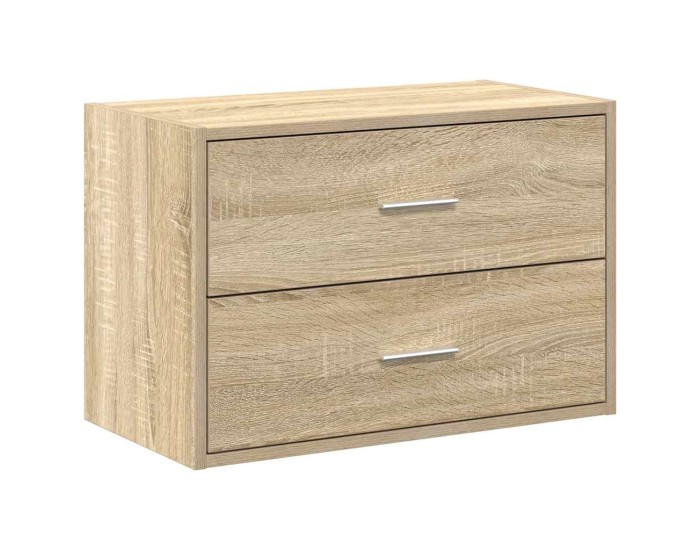 Sonata Dulap cu 2 sertare Stejar Sonoma 60x31x40 cm Lemn prelucrat