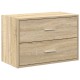 Sonata Dulap cu 2 sertare Stejar Sonoma 60x31x40 cm Lemn prelucrat