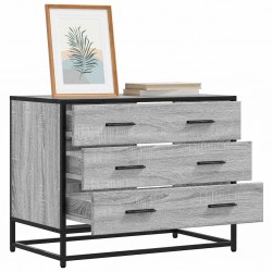 Sonata H Шкаф с чекмеджета Grey Sonoma 70x41x56 cm Инженерна дървесина - Comode