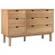 Sonata H Шкаф с чекмеджета OTTA, 111x43x73,5 см, борово дърво масив