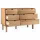 Sonata H Шкаф с чекмеджета OTTA, 111x43x73,5 см, борово дърво масив