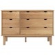 Sonata H Шкаф с чекмеджета OTTA, 111x43x73,5 см, борово дърво масив