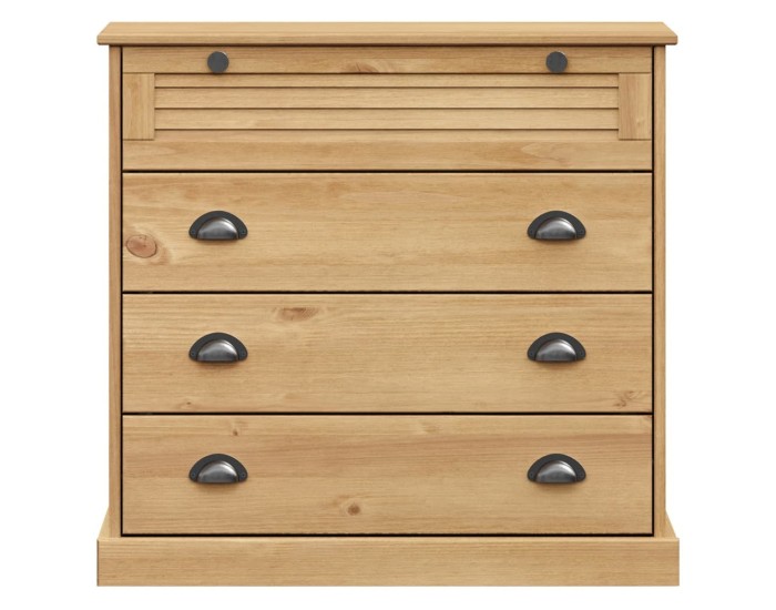 Sonata Comodă cu sertare VIGO, 80x40x76 cm, lemn masiv de pin