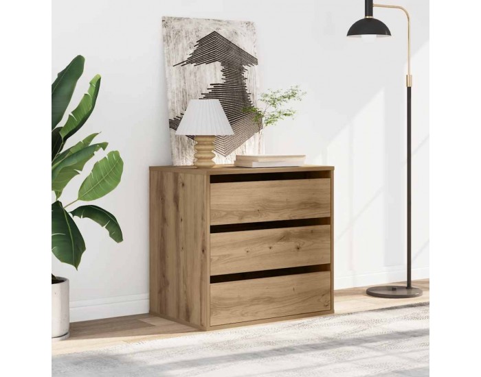 Sonata H Ъглов скрин с чекмеджета дъб артизан 60x41x58см инженерно дърво