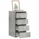 Sonata Dulap colț cu sertare gri beton 40x41x76 cm lemn prelucrat