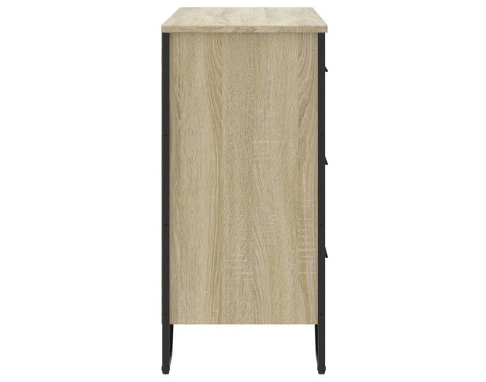 Sonata Comodă cu sertare, stejar sonoma 91x35,5x74,5 cm lemn prelucrat