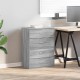 Sonata H Шкафове с 2чекмеджета 2бр сив сонома 60x31x40см инженерно дърво