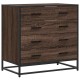 Sonata Dulap cu sertar, stejar maro, 70x41x70 cm, lemn prelucrat