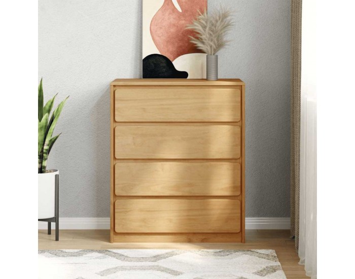 Sonata H Шкаф с чекмеджета SAUDA, дъб, 76,5x39x91 см, бор масив