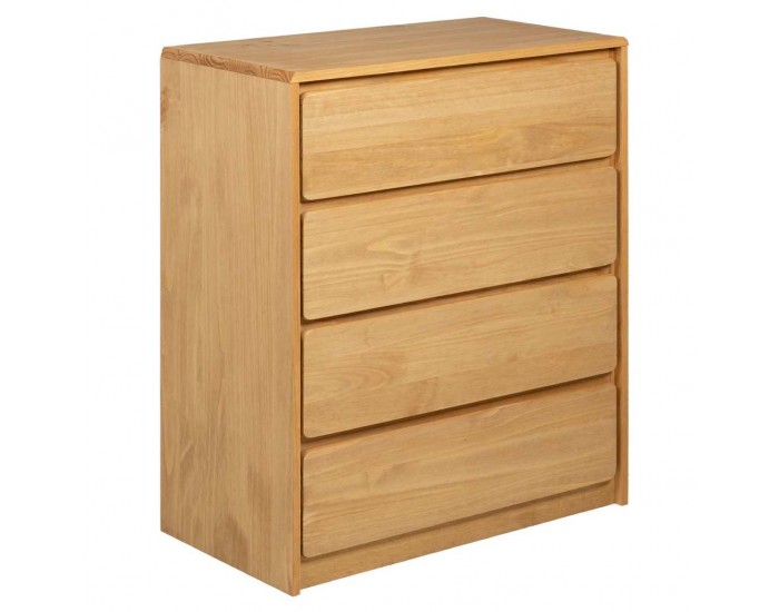 Sonata H Шкаф с чекмеджета SAUDA, дъб, 76,5x39x91 см, бор масив