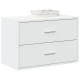 Sonata Dulap cu 2 sertare alb 60x31x40 cm lemn prelucrat