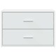Sonata Dulap cu 2 sertare alb 60x31x40 cm lemn prelucrat