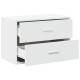 Sonata Dulap cu 2 sertare alb 60x31x40 cm lemn prelucrat