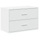 Sonata Dulap cu 2 sertare alb 60x31x40 cm lemn prelucrat