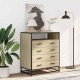 Sonata Dulap cu sertare, stejar sonoma, 70x41x83,5 cm, lemn prelucrat