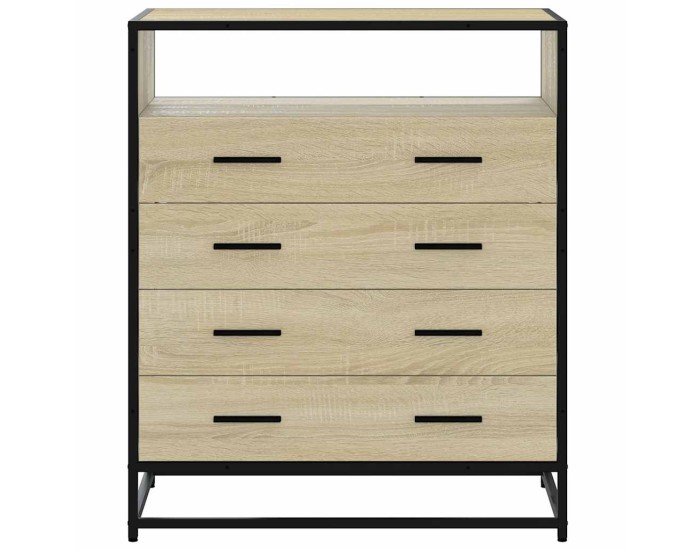 Sonata Dulap cu sertare, stejar sonoma, 70x41x83,5 cm, lemn prelucrat