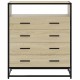 Sonata Dulap cu sertare, stejar sonoma, 70x41x83,5 cm, lemn prelucrat