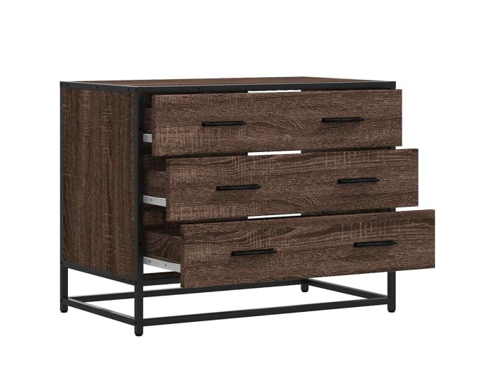 Sonata Dulap cu sertar, stejar maro, 70x41x56 cm, lemn prelucrat
