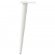 Sonata H Крака за масичка за кафе, конична форма, 4 бр., бели, 30-31 см, стомана