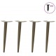 Sonata H Крака за масичка за кафе, конична форма, 4 бр., естествена стомана, 30-31 см, стомана