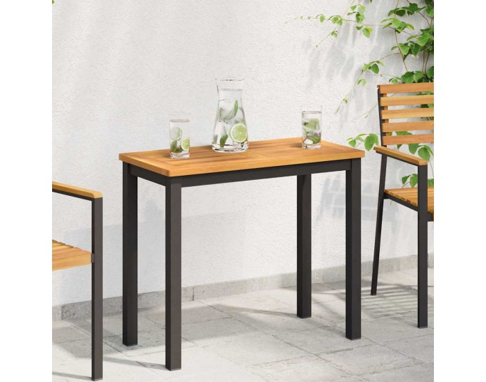 Sonata H Топ за маса Кафяво 100 x 50 x 2 cm Акациево дърво масив