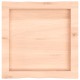 Sonata Blat masă 40x40x(2-4) cm lemn stejar netratat contur organic