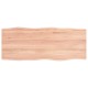 Sonata Blat masă, 100x40x2 cm, maro, lemn stejar tratat contur organic
