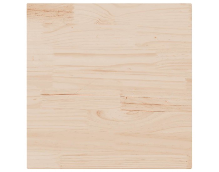 Sonata H Плот за маса 70x70x2,5 см, масивна дървесина, бор, квадратен