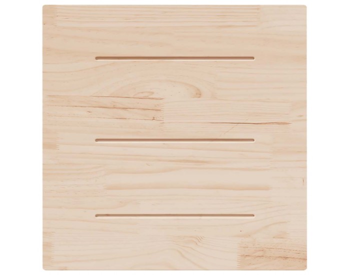 Sonata H Плот за маса 70x70x2,5 см, масивна дървесина, бор, квадратен
