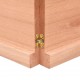Sonata H Плот за маса светлокафяв 140x50x(2-4) см обработен масивен дъб