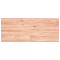 Sonata H Плот за маса светлокафяв 140x60x(2-4) см обработен масивен дъб - Piese pentru mese