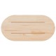 Sonata Blat de masă oval din lemn masiv de pin 70x35x2,5 cm