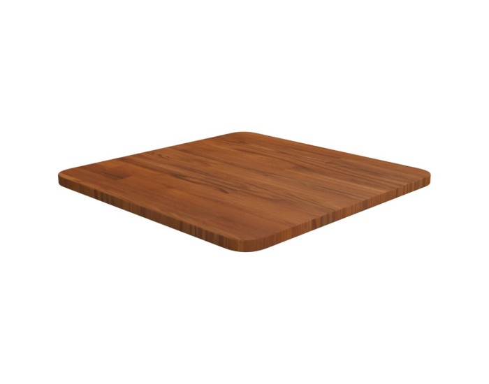 Sonata Blat de masă pătrat maro închis 40x40x1,5 cm lemn stejar tratat
