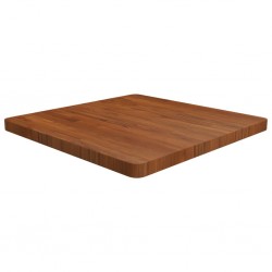 Sonata H Квадратен плот за маса, тъмнокафяв, 70x70x4 см, дъб масив - Piese pentru mese