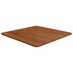 Sonata H Квадратен плот за маса, тъмнокафяв, 60x60x1,5 см, дъб масив - Piese pentru mese