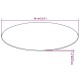 Sonata Blat de masă din sticlă securizată, rotund, 300 mm