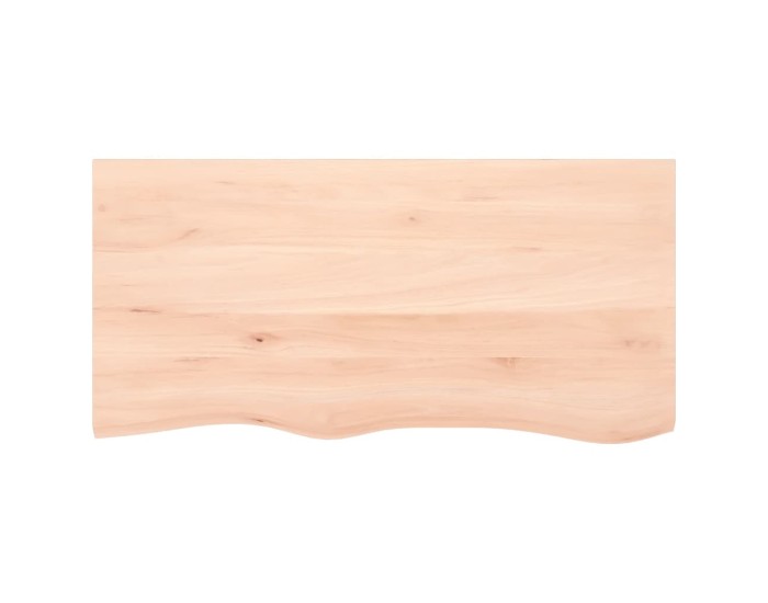 Sonata Blat de masă, 100x50x(2-4) cm, lemn masiv de stejar netratat