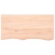 Sonata Blat de masă, 100x50x(2-4) cm, lemn masiv de stejar netratat