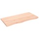 Sonata Blat de masă, 100x50x(2-4) cm, lemn masiv de stejar netratat