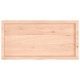 Sonata Blat de masă, 100x50x(2-4) cm, lemn masiv de stejar netratat
