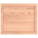 Sonata Blat de masă maro 60x50x(2-4) cm, lemn masiv stejar tratat