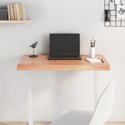 Sonata H Плот за маса светлокафяв 80x40x(2-6) см обработен масивен дъб - Piese pentru mese