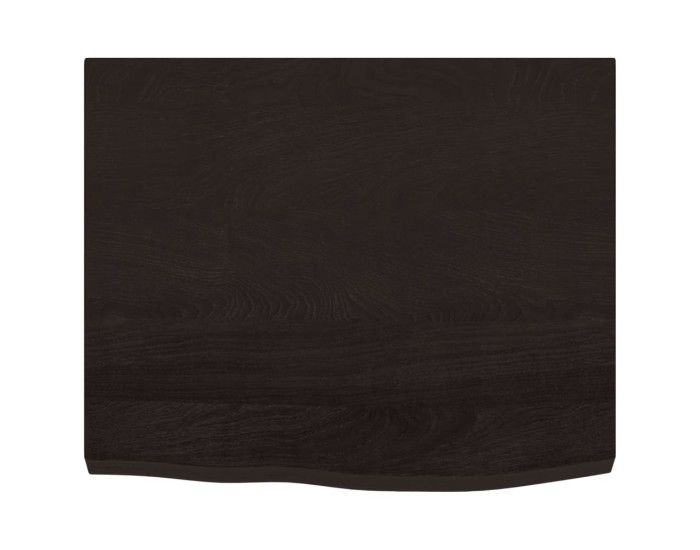 Sonata Blat de masă maro 60x50x(2-4) cm, lemn masiv stejar tratat