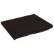 Sonata Blat de masă maro 60x50x(2-4) cm, lemn masiv stejar tratat