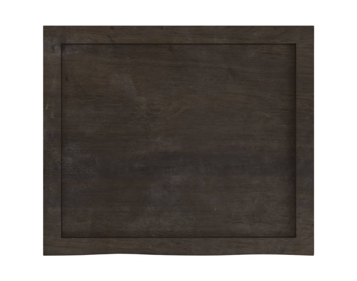 Sonata Blat de masă maro 60x50x(2-4) cm, lemn masiv stejar tratat