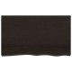 Sonata Blat de masă maro 100x60x(2-4) cm, lemn masiv stejar tratat