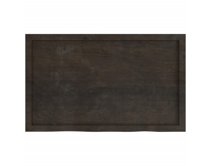 Sonata Blat de masă maro 100x60x(2-4) cm, lemn masiv stejar tratat