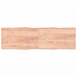 Sonata H Плот за маса светлокафяв 200x60x(2-6) см обработен масивен дъб - Piese pentru mese