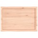 Sonata Blat masă 80x50x(2-6) cm lemn stejar netratat contur organic